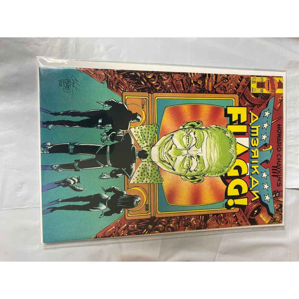 American Flagg! #12 April 1989 First Comics Howard Chaykin Copper Age Sci‎